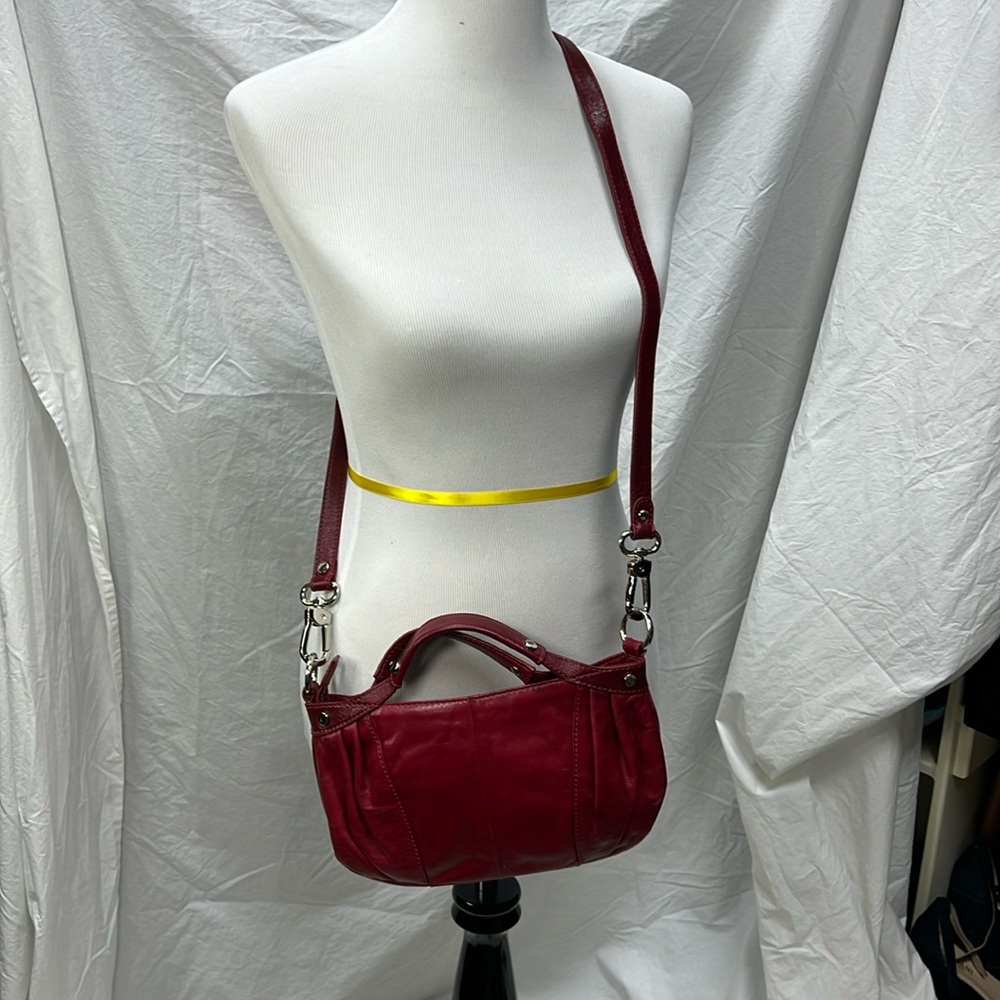 Leather Hobo Crossbody/Clutch